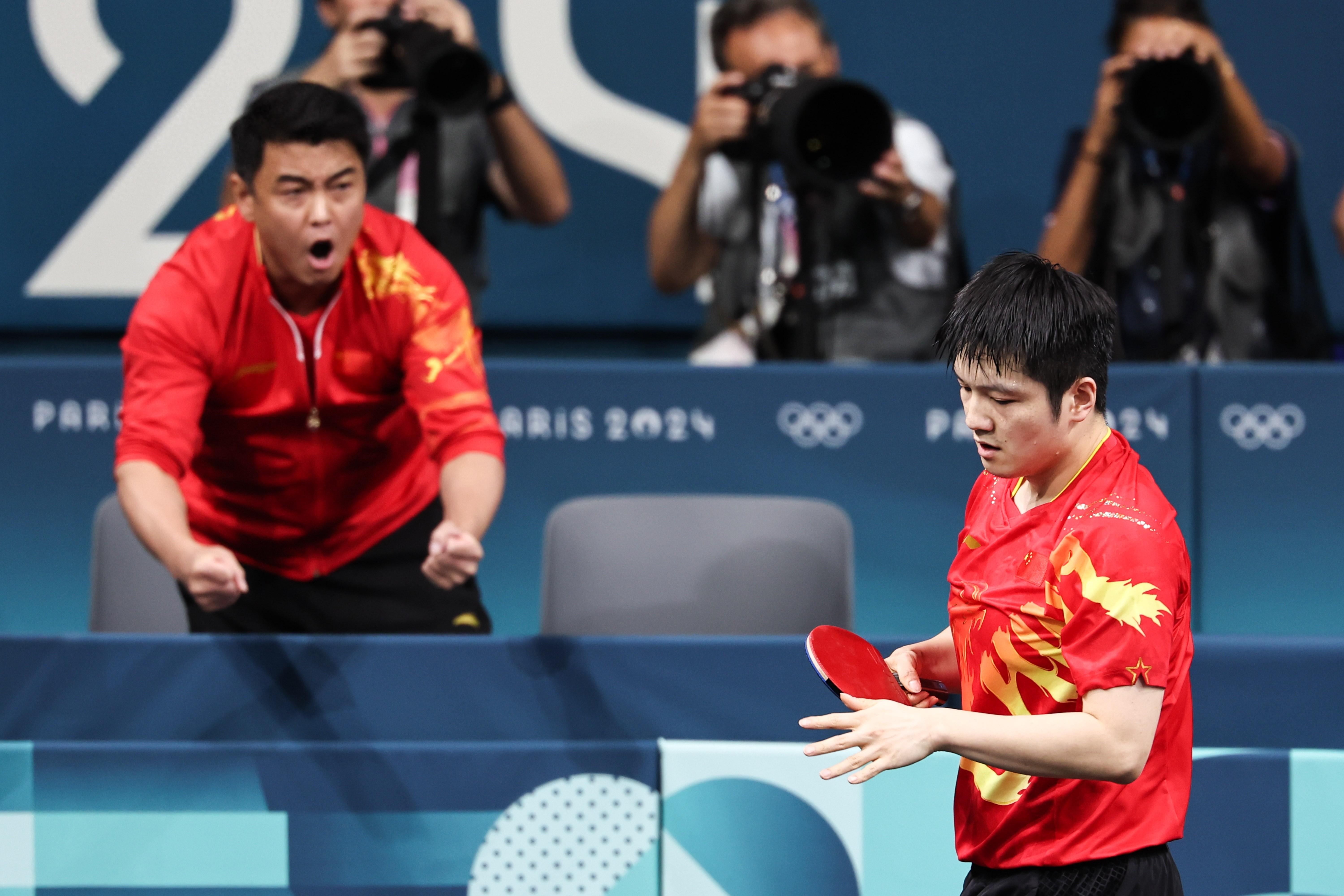 德国队险胜日本队，樊振东带队取胜